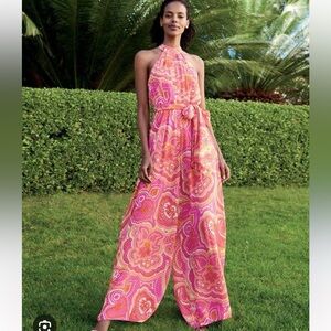 TRINA TURK SILK JUMPSUIT